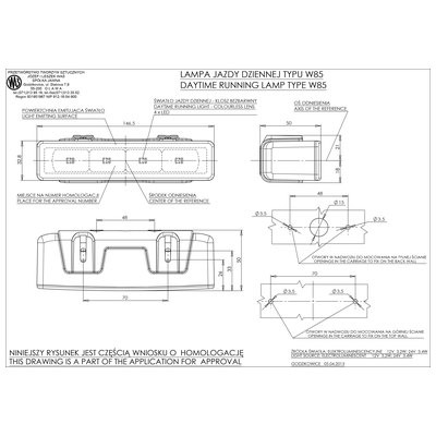 4 LEDLİ GÜNDÜZ SÜRÜŞ LAMBASI 12-24 V E BELGELİ